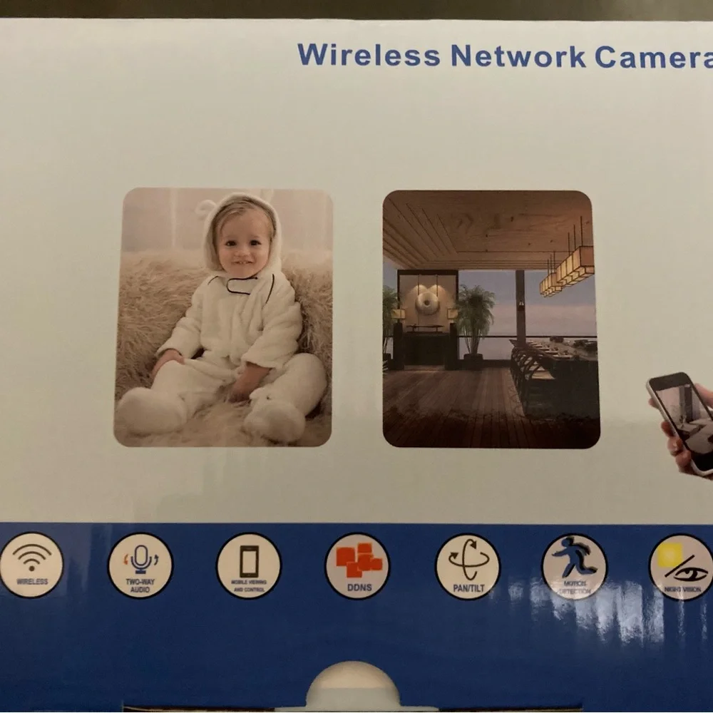 New Wireless Network Surveillance Smart Camera Home Monitor